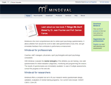 Tablet Screenshot of mindeval.com